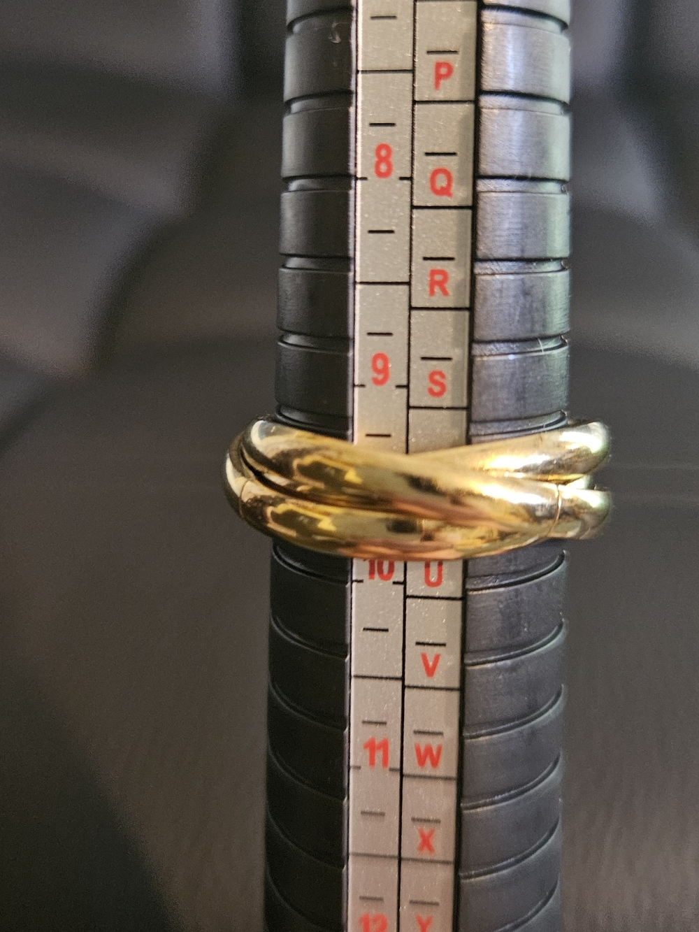 Gold-Tone Triple Band Women’s Ring